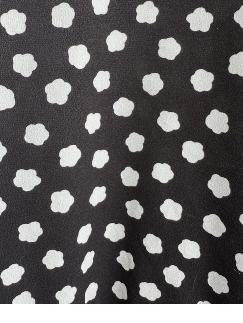 kate spade Black and White Polka Dot Long Sleeve Tiered Dress - Picture 7 of 12